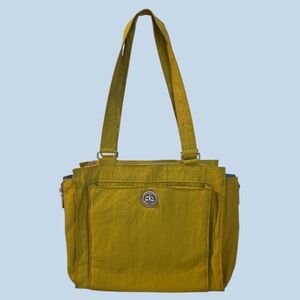 Bagalini Stylish And functional Mustard Yellow Tote Bag